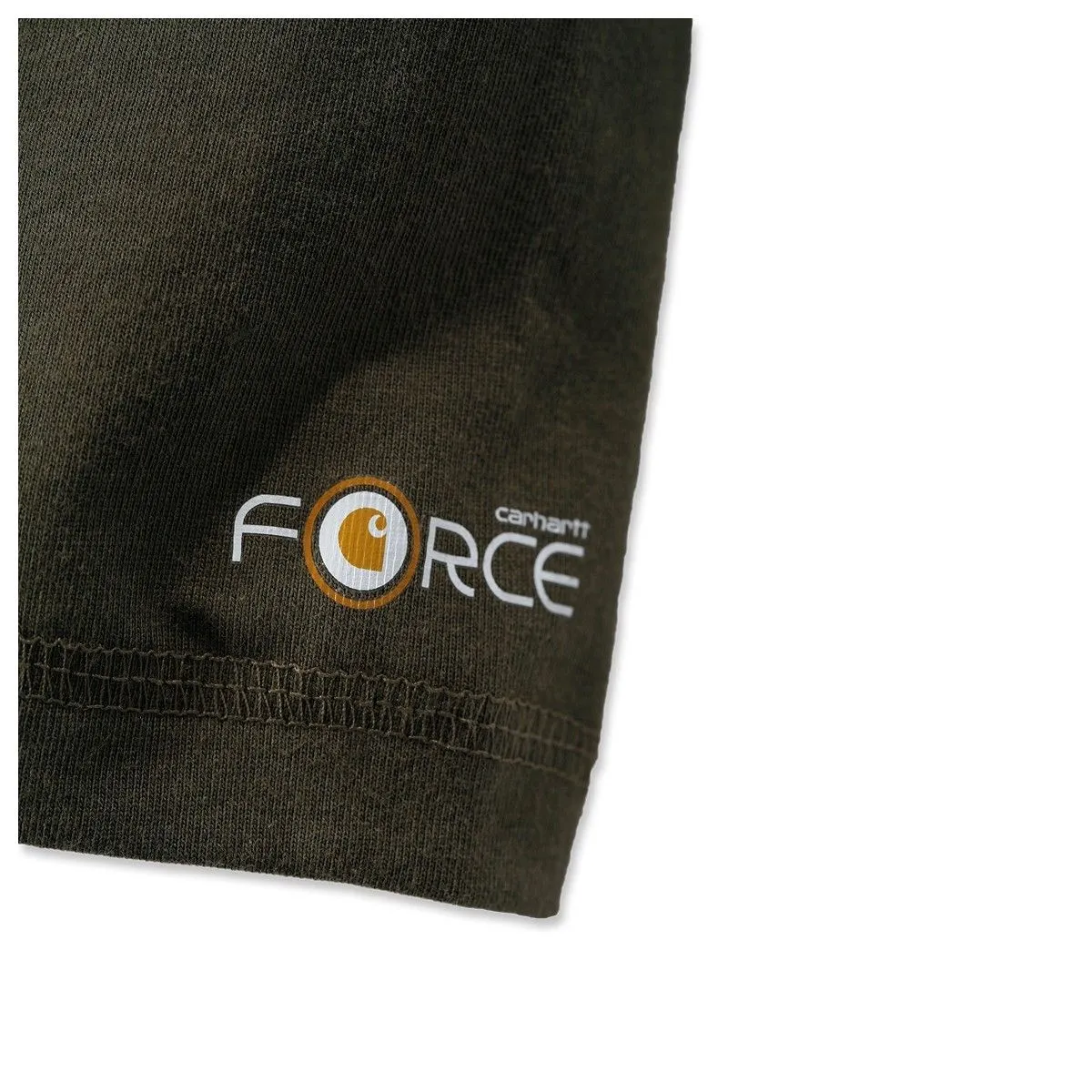 Carhartt&#x20;100410&#x20;Force&#x20;T-Shirt&#x20;Cotton&#x20;s&#x2F;s&#x20;-&#x20;Heather&#x20;Grey