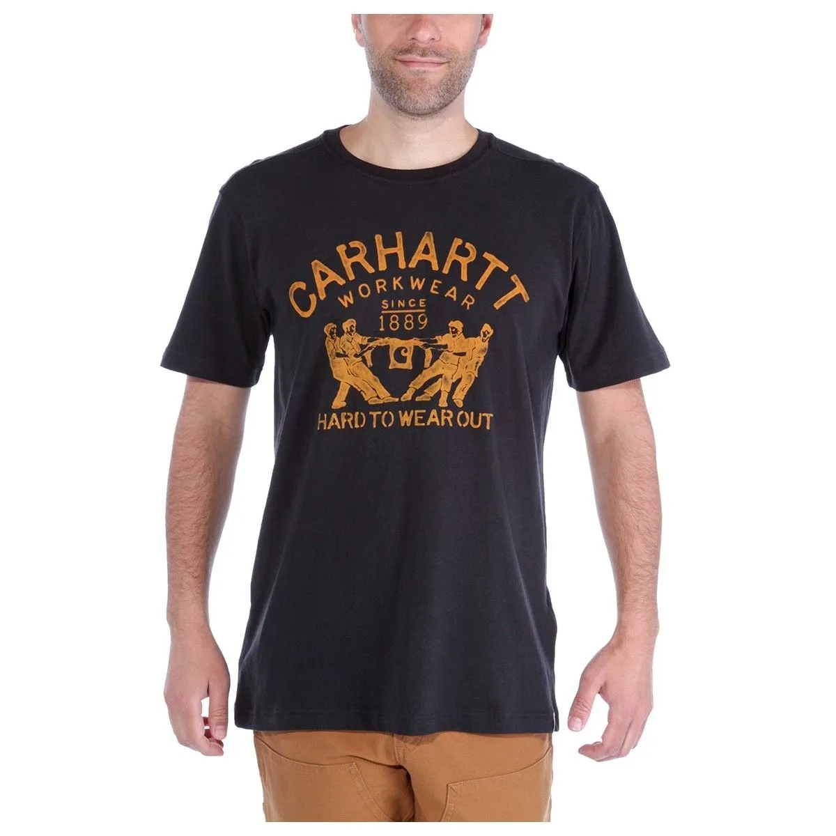 Carhartt&#x20;102097&#x20;Maddock&#x20;Hard&#x20;To&#x20;Wear&#x20;Out&#x20;s&#x2F;s&#x20;T-Shirt&#x20;-&#x20;Black