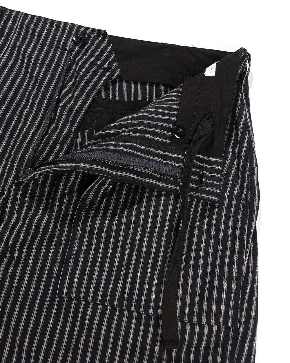 Engineered Garments - Fatigue Short Navy/Grey LC Stripe