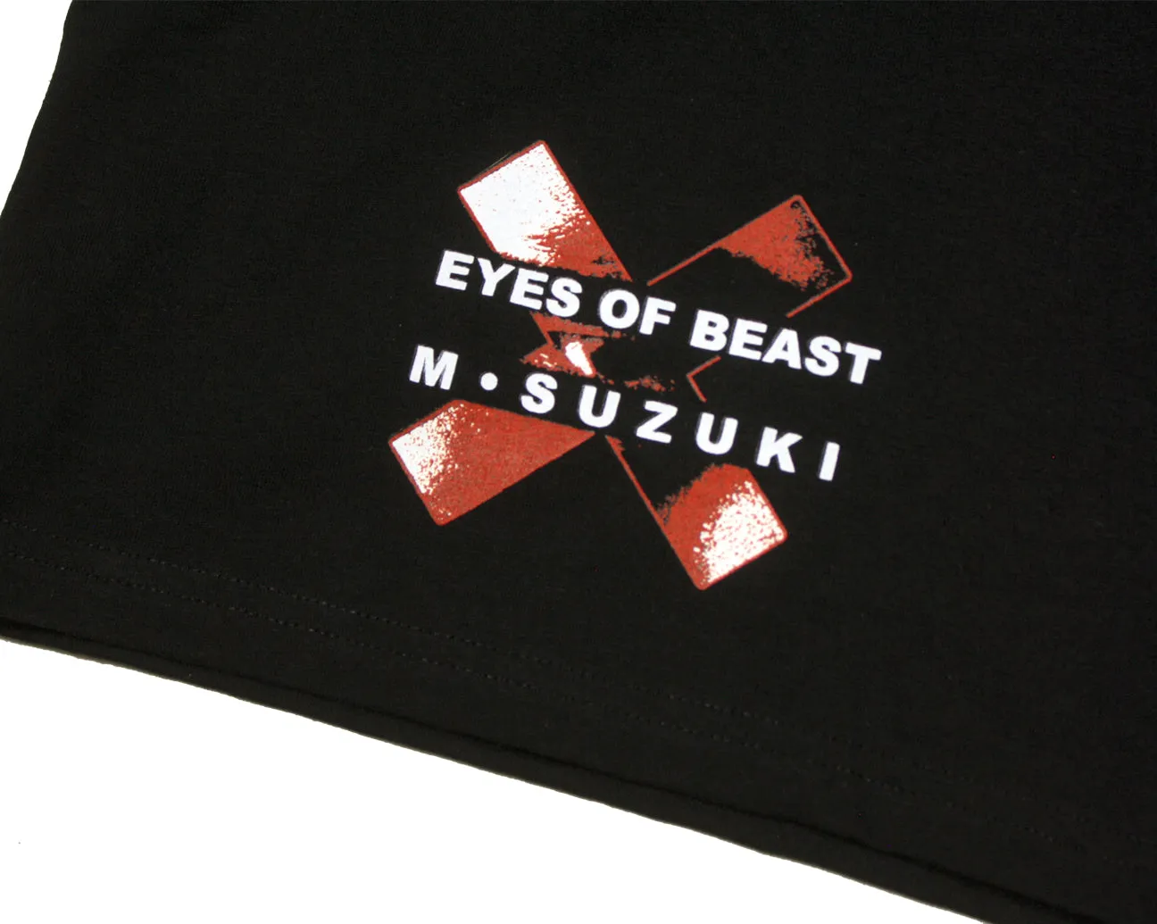 EYES OF BEAST COTTON SHORTS