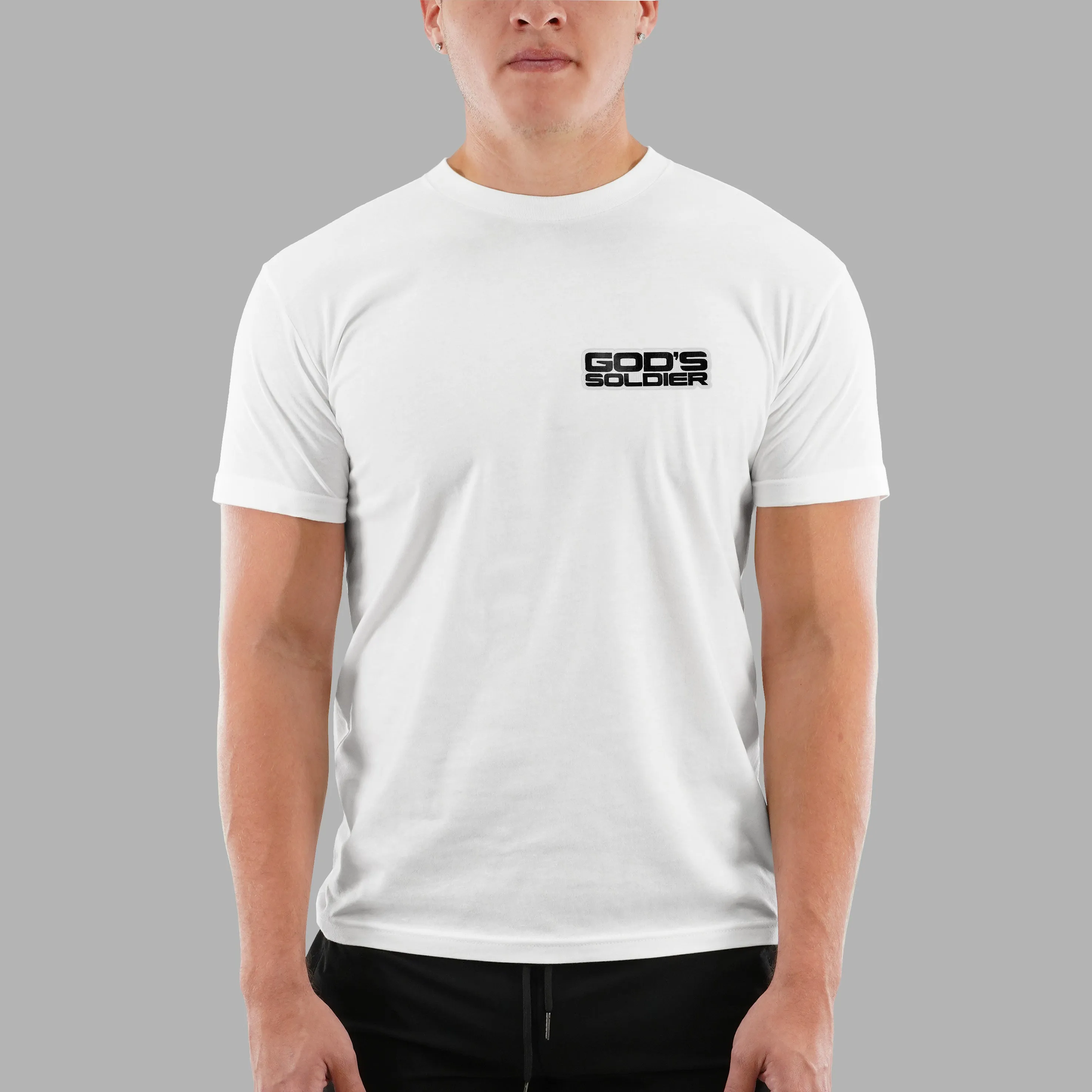 God's Soldier Patch Tri-Blend T-Shirt