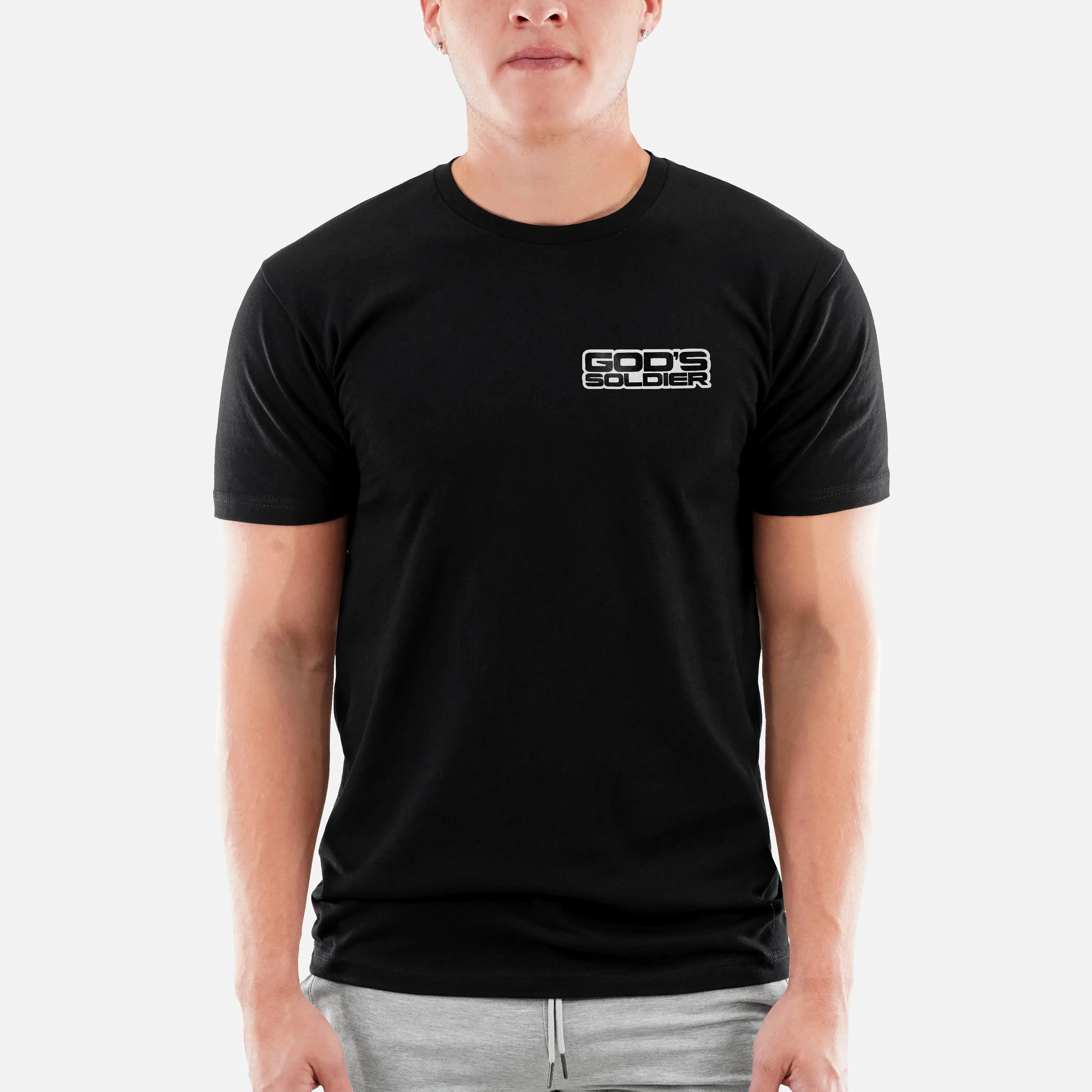 God's Soldier Patch Tri-Blend T-Shirt