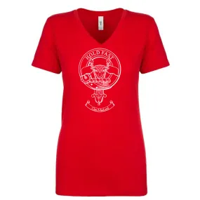 MacLeod Clan Crest Ladies Ouline T-Shirt