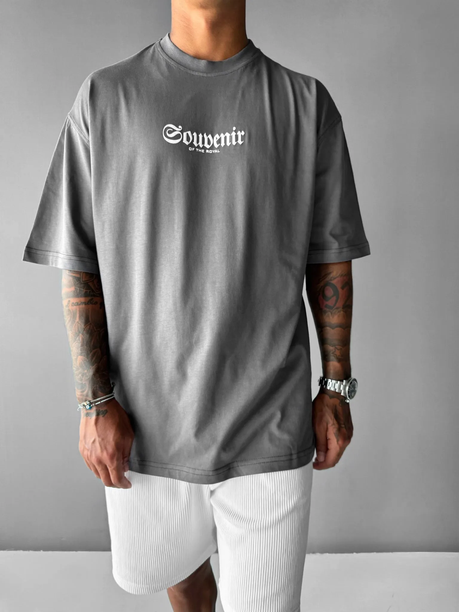 Oversize Souvenir T-shirt - Anthracite